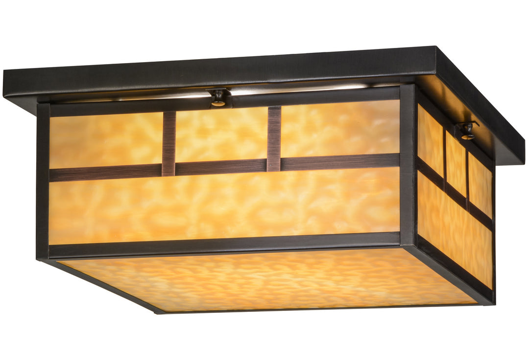Meyda Tiffany Hyde Park 153662 Ceiling Light - Craftsman Brown