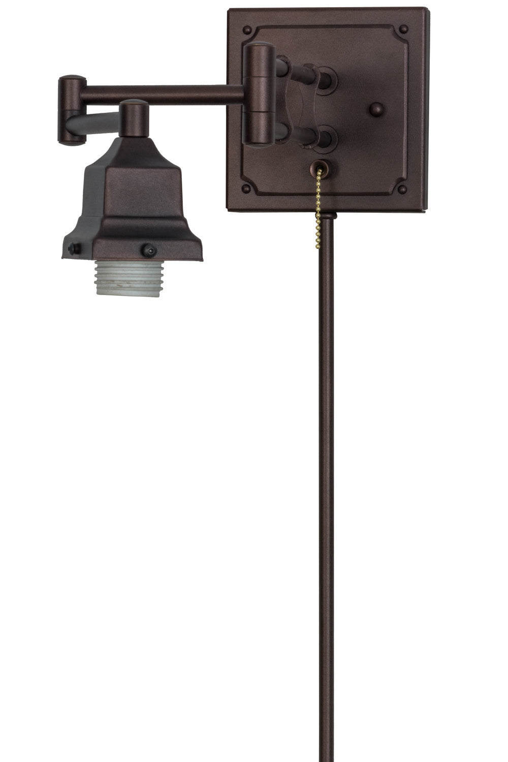 Meyda Tiffany Lighting 153784 Mission Wall Sconce Hardware Utility Light Bronze / Dark