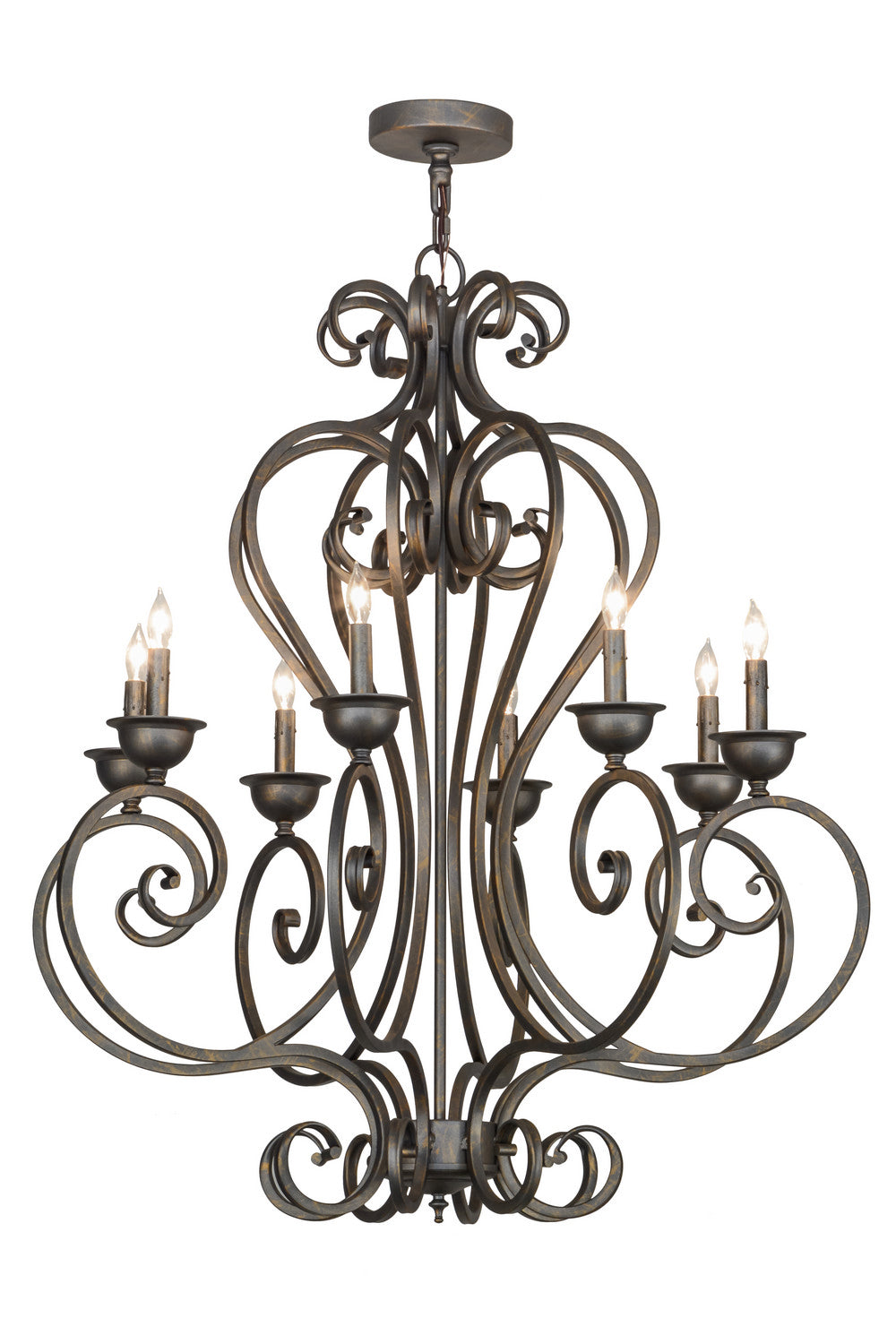 Meyda Tiffany Fernando 153862 Chandelier Light - French Bronzed