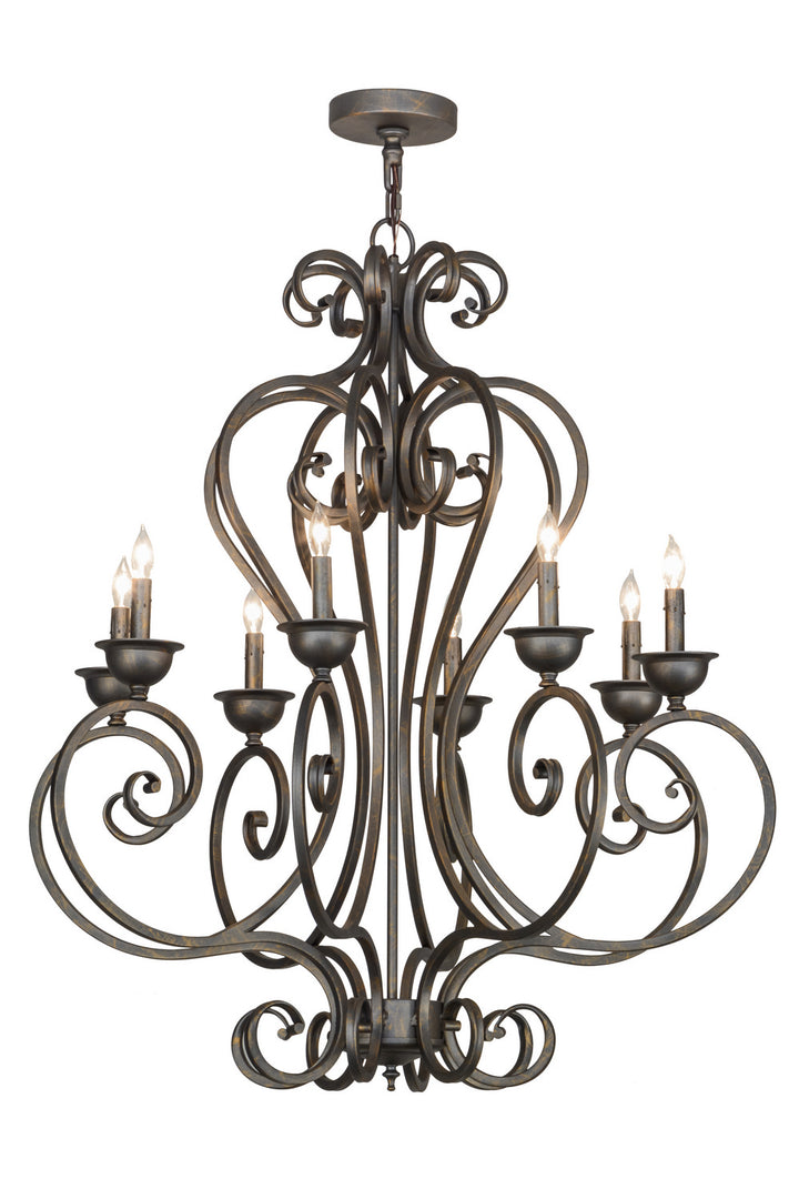 Meyda Tiffany Fernando 153862 Chandelier Light - French Bronzed