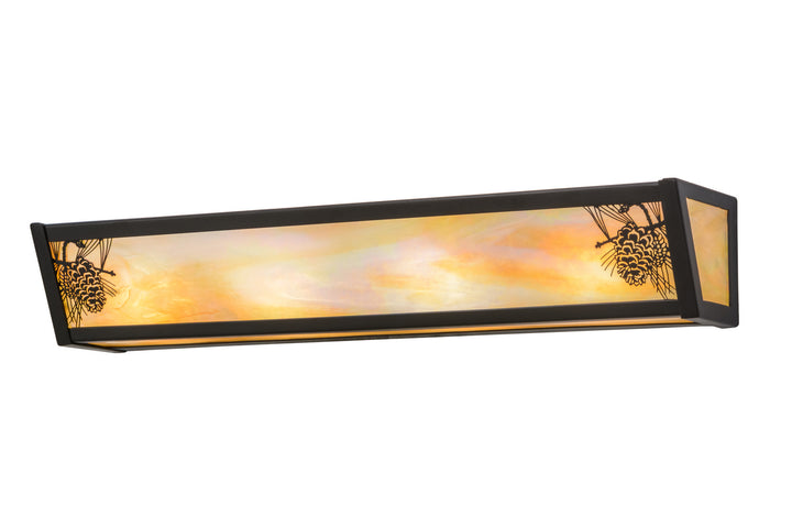 Meyda Tiffany Winter Pine 153925 Bath Vanity Light 26 in. wide - Timeless Bronze
