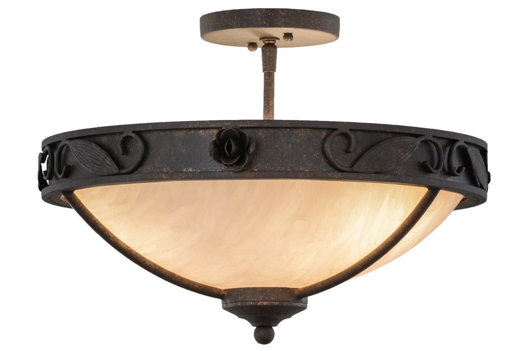 Meyda Tiffany Arabesque 153947 Ceiling Light - Rust,Copper