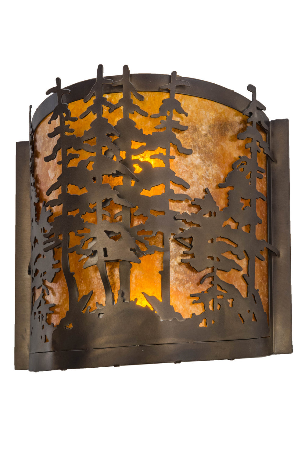 Meyda Tiffany Tall Pines 153975 Wall Light - Antique Copper