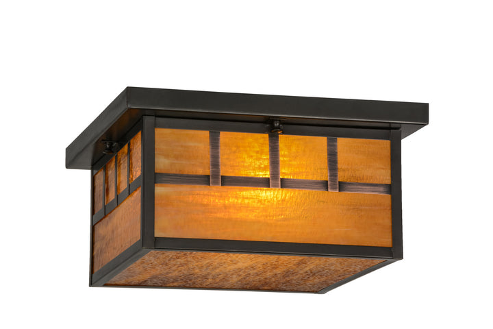 Meyda Tiffany Hyde Park 154036 Ceiling Light - Craftsman Brown