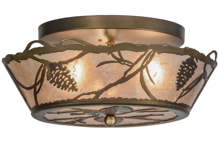 Meyda Tiffany Whispering Pines 154080 Ceiling Light - Antique Copper