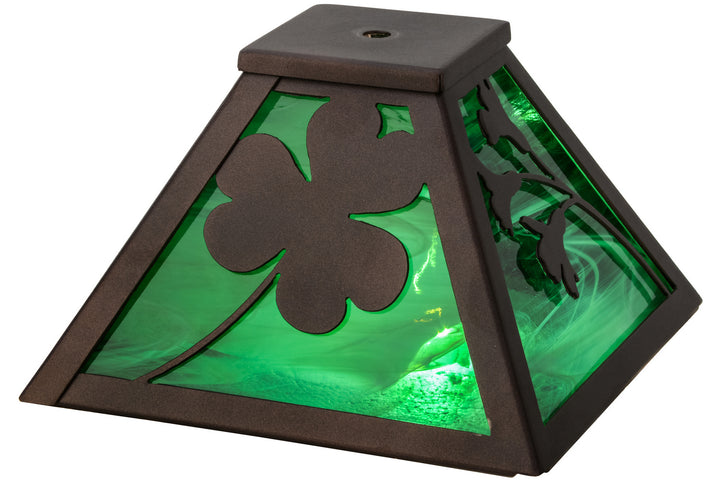 Meyda Tiffany Lighting 154094 Shamrock Shade Lamp Shade Bronze / Dark