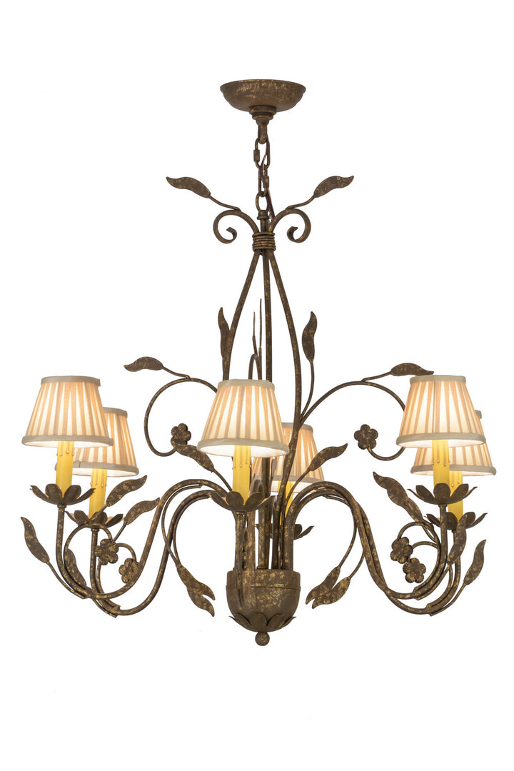 Meyda Tiffany Bordeaux 154148 Chandelier Light - Wrought Iron