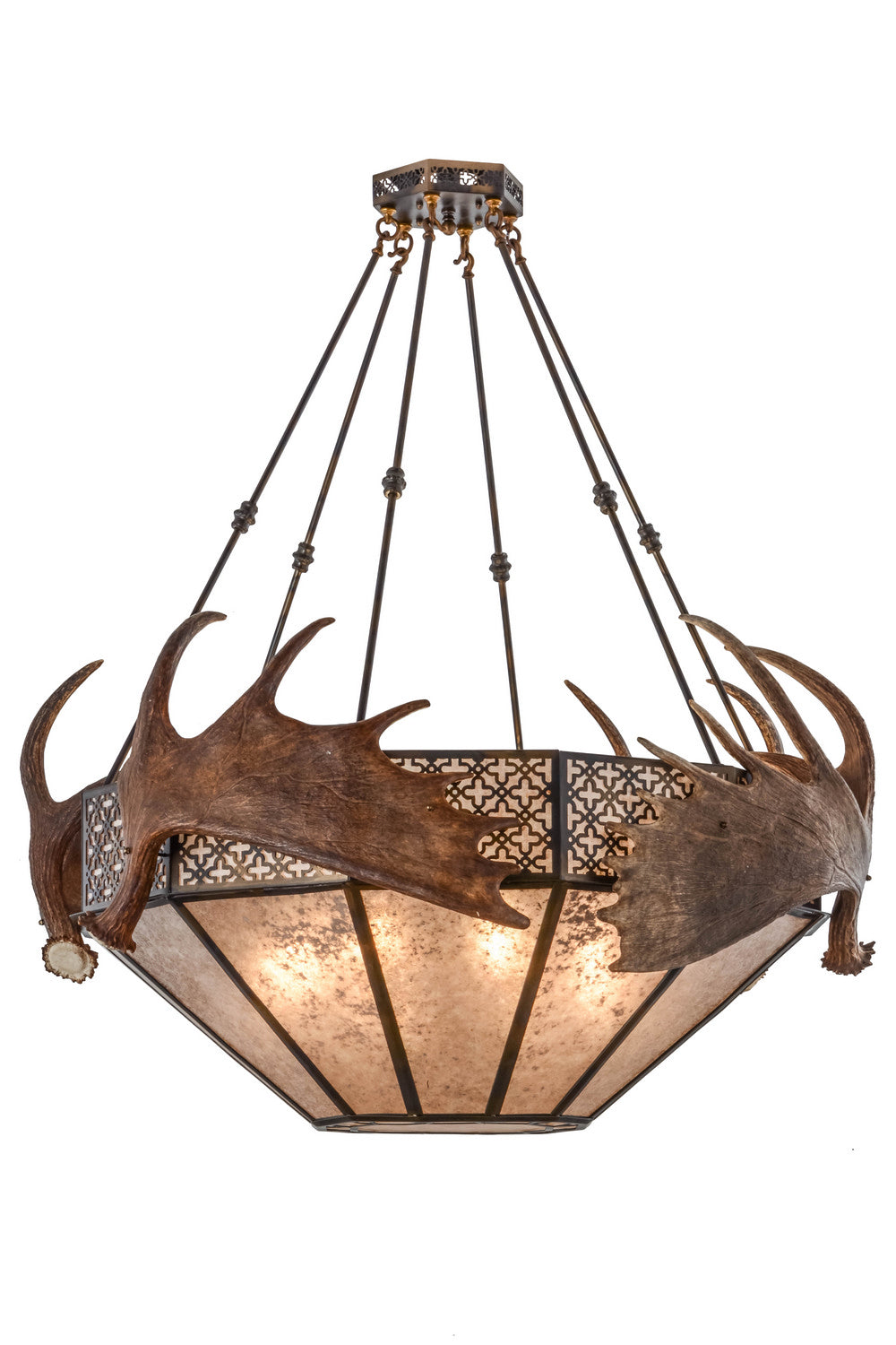 Meyda Tiffany Antlers 154279 Pendant Light - Antique Copper