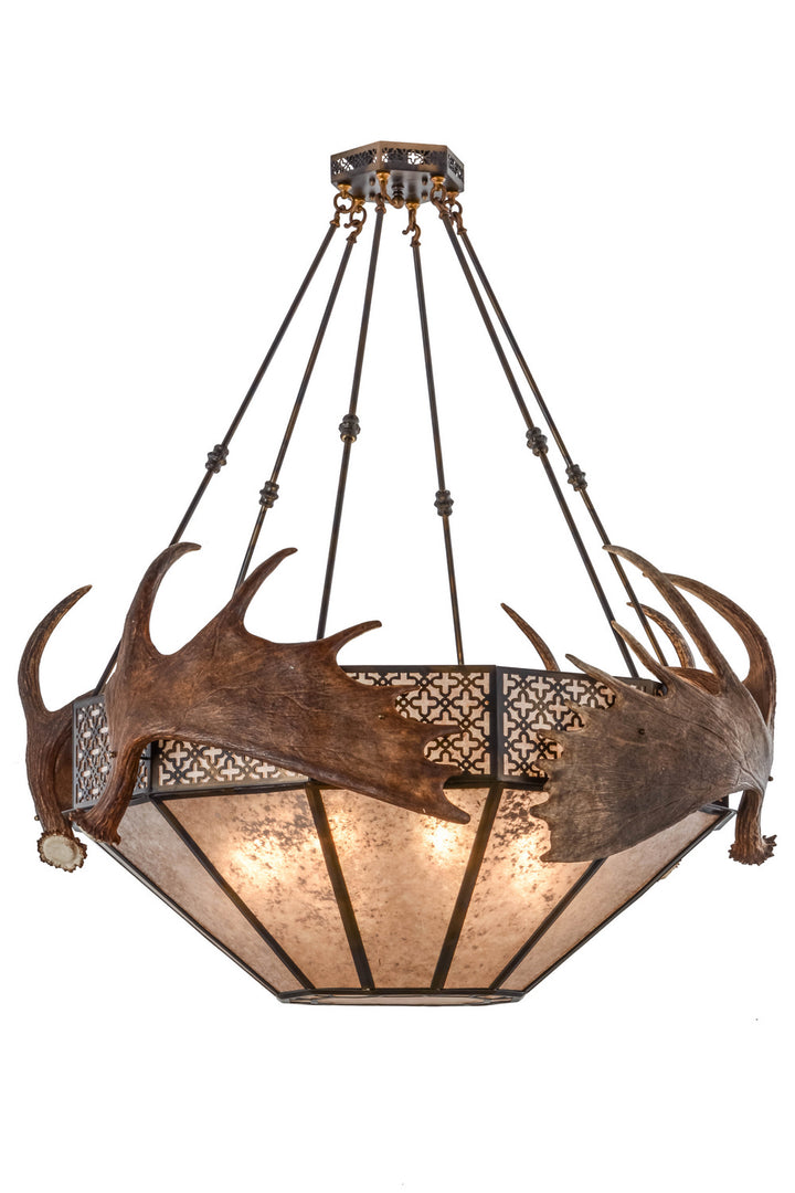 Meyda Tiffany Antlers 154279 Pendant Light - Antique Copper