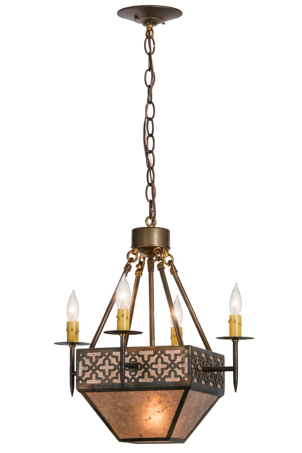 Meyda Tiffany Gironde 154280 Chandelier Light - Antique Copper