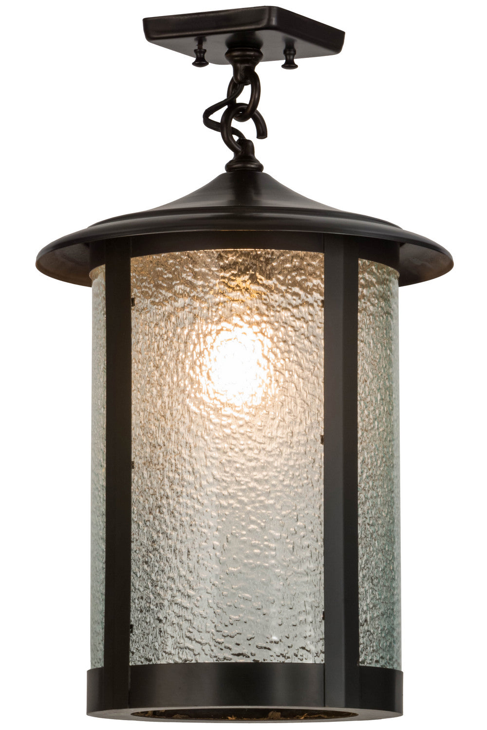 Meyda Tiffany Fulton 154341 Ceiling Light - Craftsman Brown