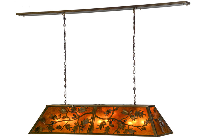 Meyda Tiffany Oak Leaf & Acorn 154388 Pendant Light - Antique Copper