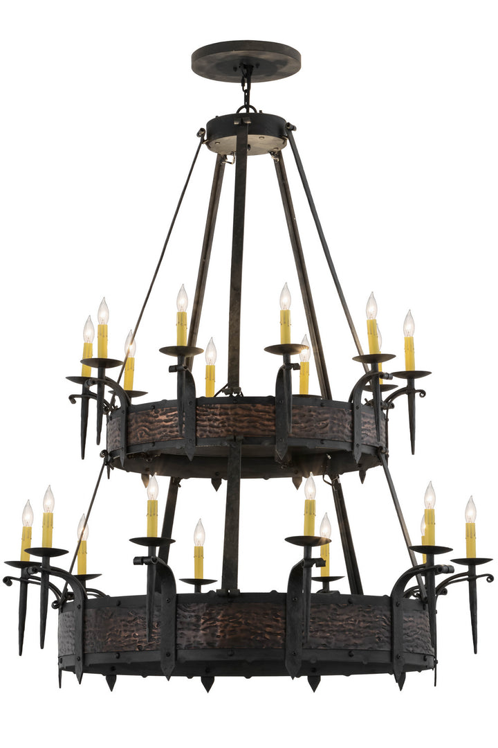 Meyda Tiffany Costello 154400 Chandelier Light - Burnished Copper