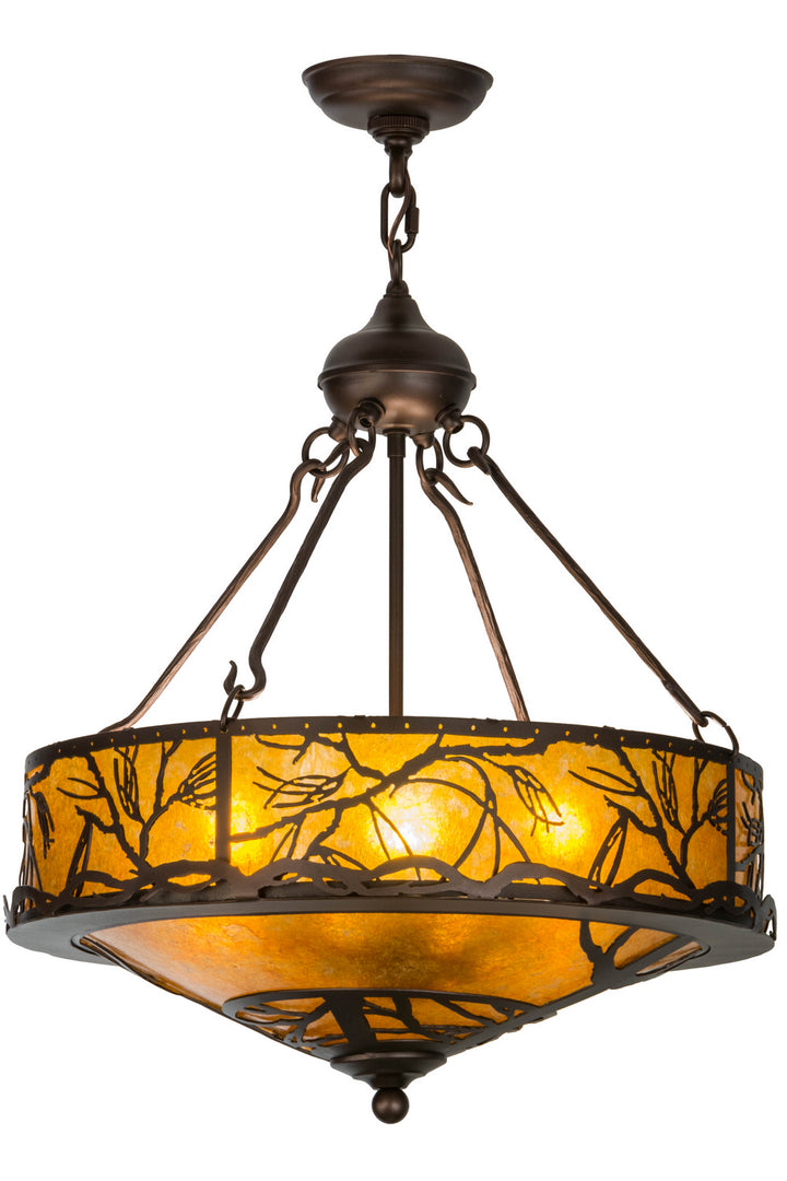 Meyda Tiffany Branches 154443 Pendant Light - Mahogany Bronze