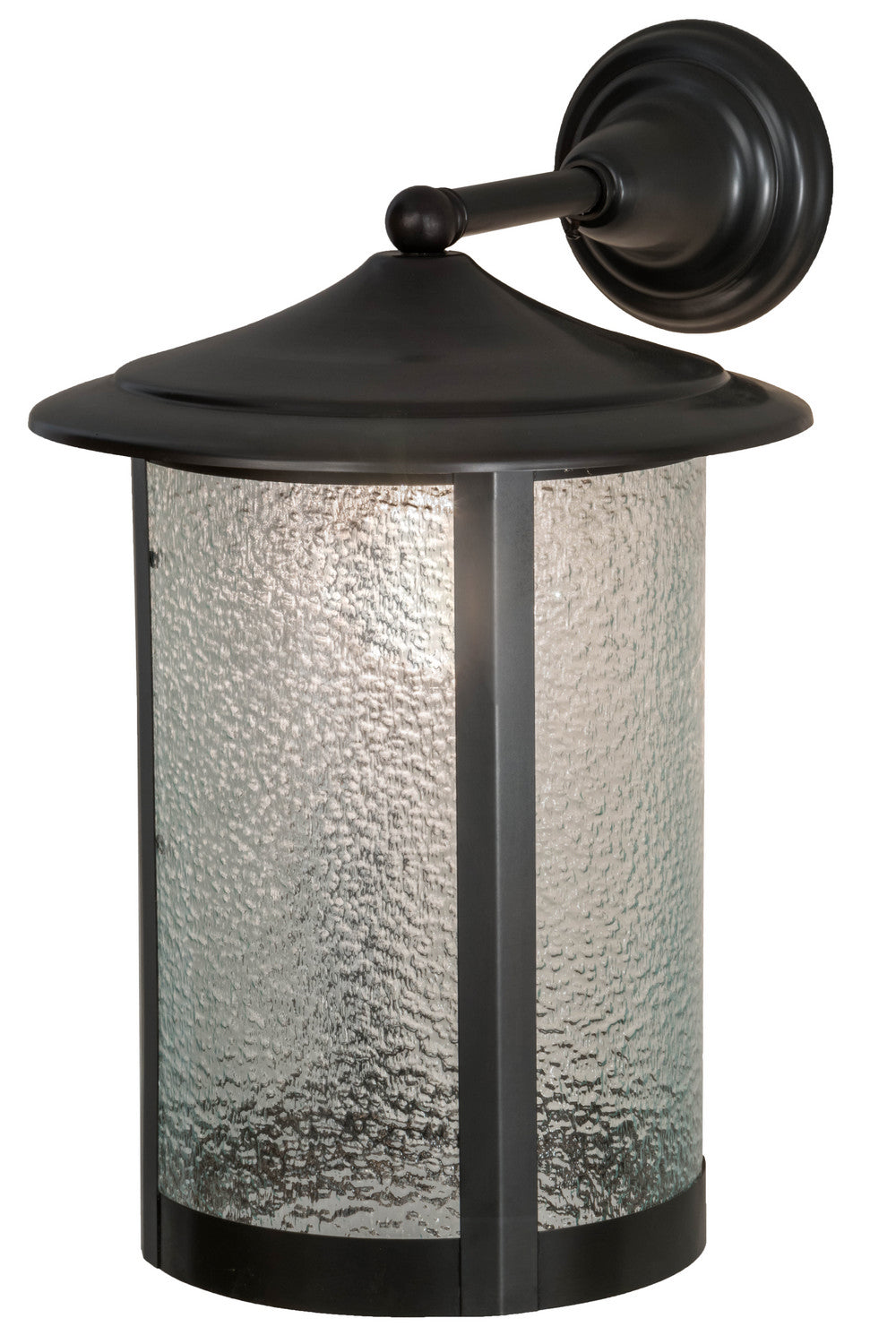Meyda Tiffany Lighting 154578 Fulton One Light Wall Sconce Outdoor Bronze / Dark