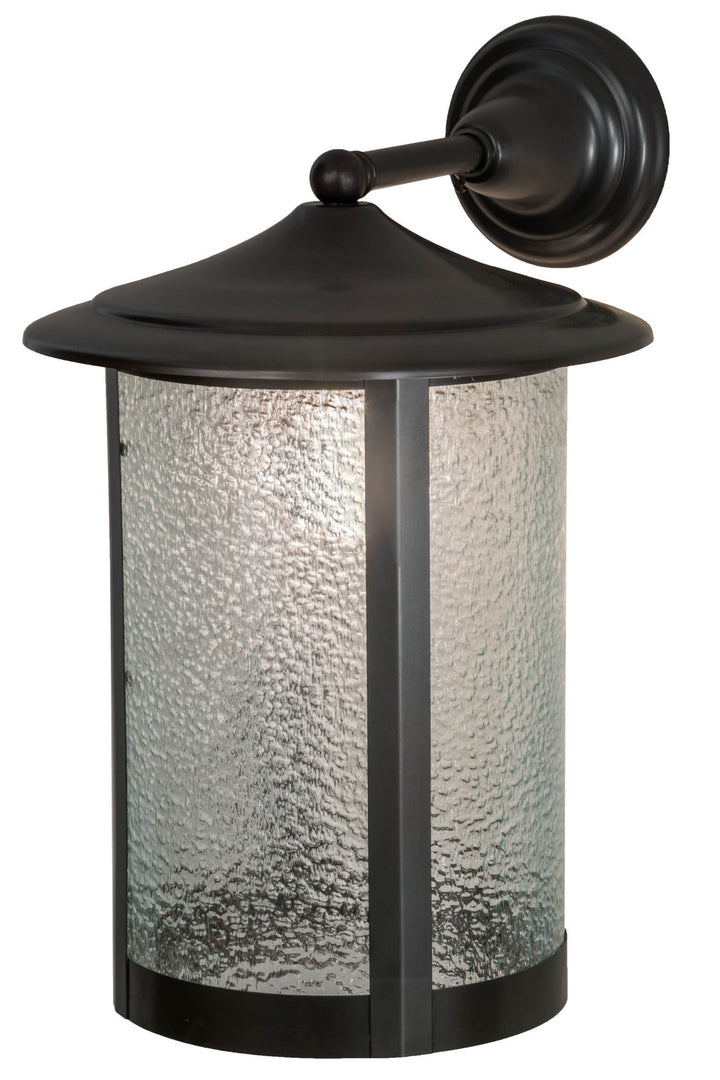 Meyda Tiffany Lighting 154578 Fulton One Light Wall Sconce Outdoor Bronze / Dark