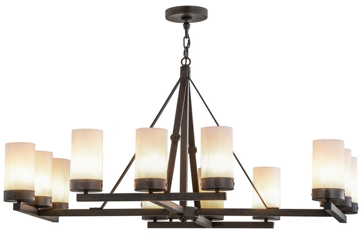 Meyda Tiffany Parker 154636 Chandelier Light - Rust