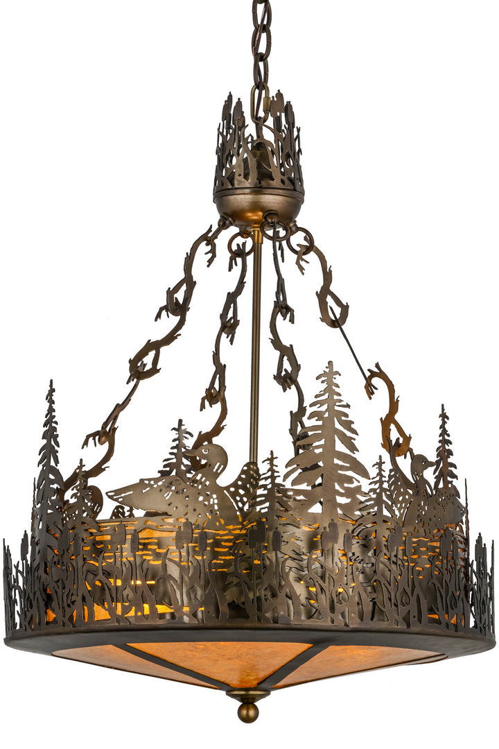 Meyda Tiffany Loon 154670 Pendant Light - Antique Copper