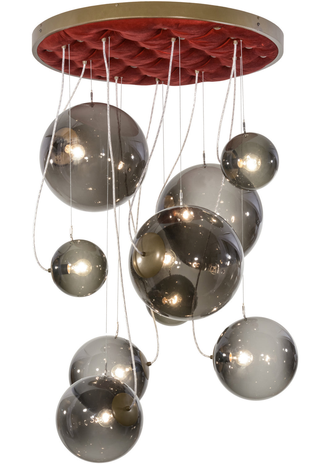 Meyda Tiffany Bola 154828 Pendant Light - Brown Metallic