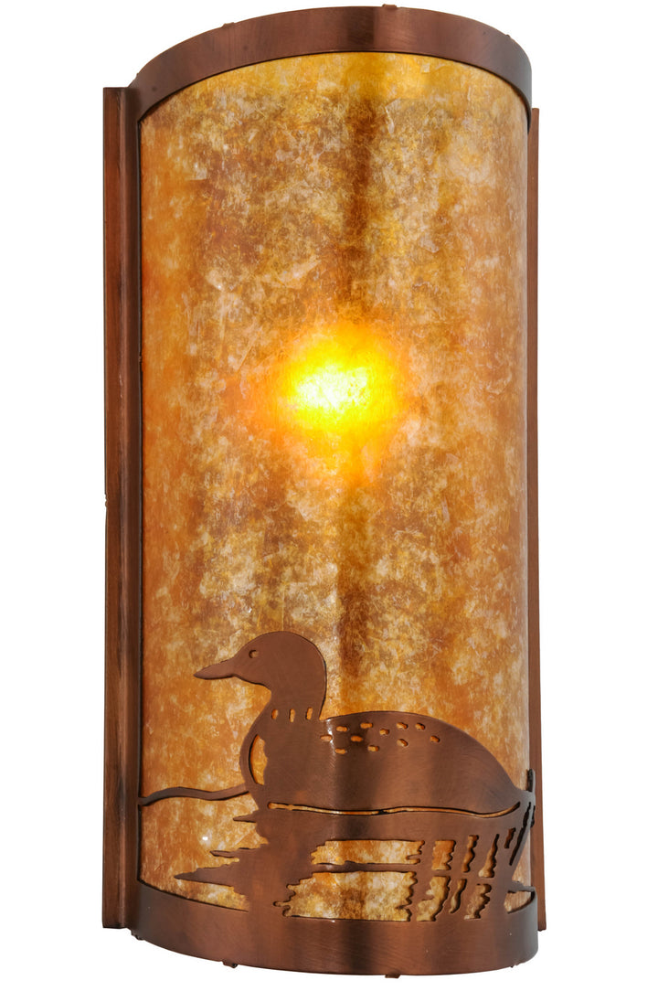 Meyda Tiffany Loon 154909 Wall Light - Vintage Copper