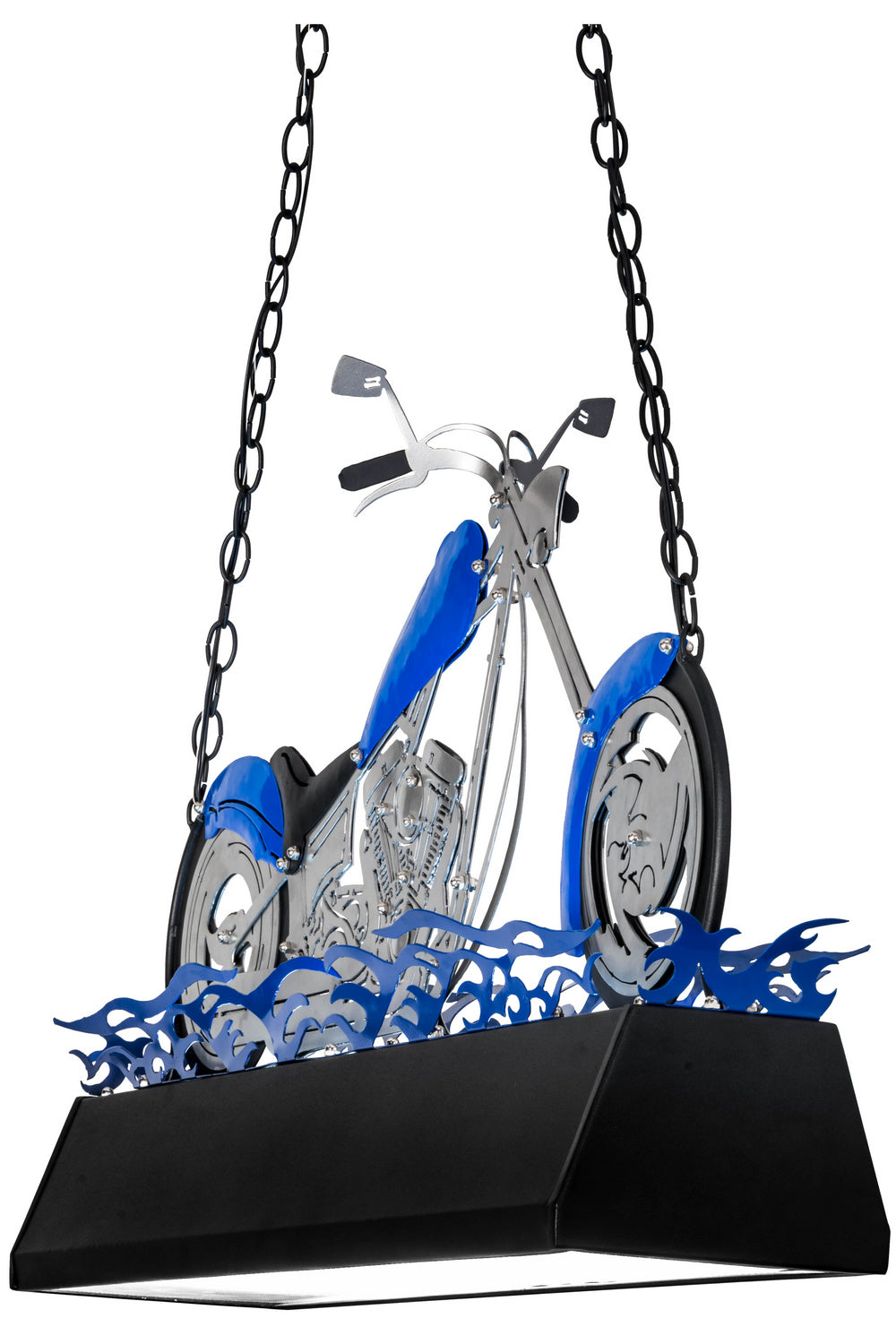 Meyda Tiffany Motorcycle 154966 Pendant Light - Nickel