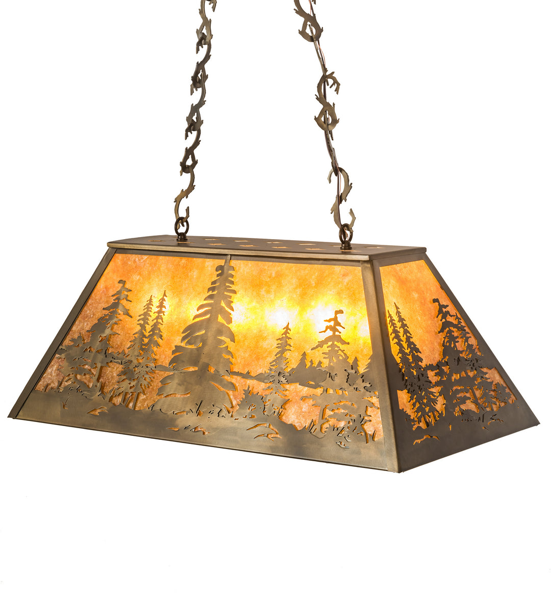 Meyda Tiffany Tall Pines 154998 Pendant Light - Antique Copper