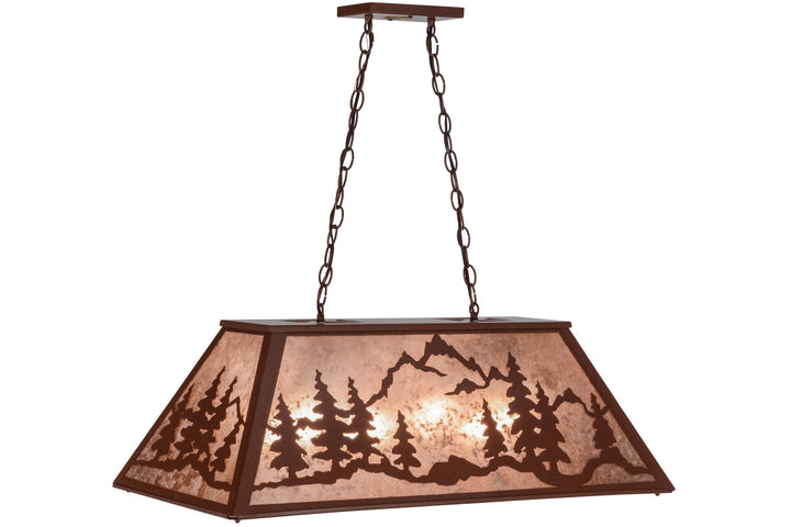 Meyda Tiffany Mountain Range 155300 Pendant Light - Rust