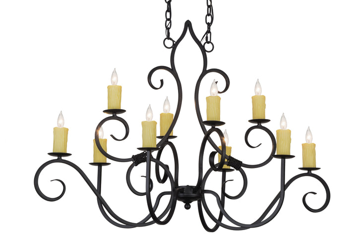 Meyda Tiffany Clifton 155536 Chandelier Light - Blackwash