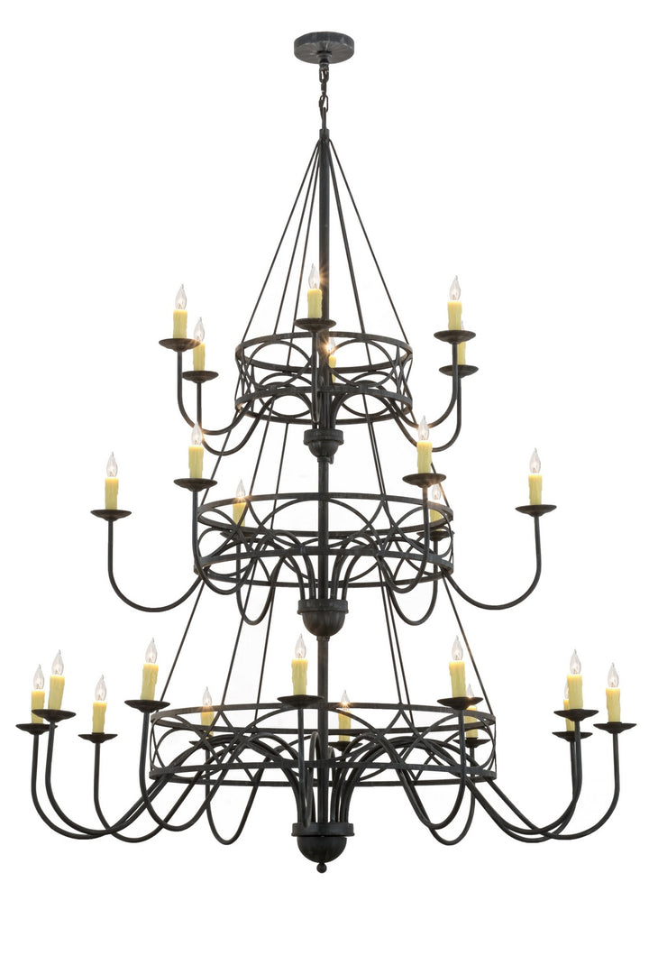 Meyda Tiffany Polonella 155775 Chandelier Light - Antique Iron Gate