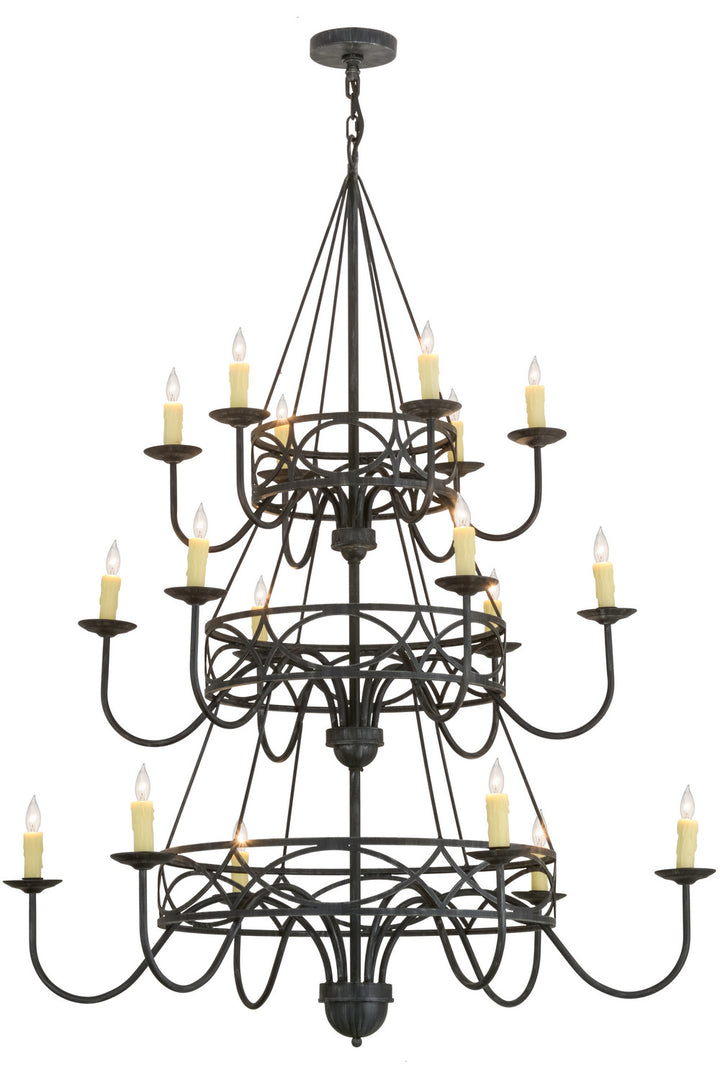Meyda Tiffany Polonella 155776 Chandelier Light - Antique Iron Gate