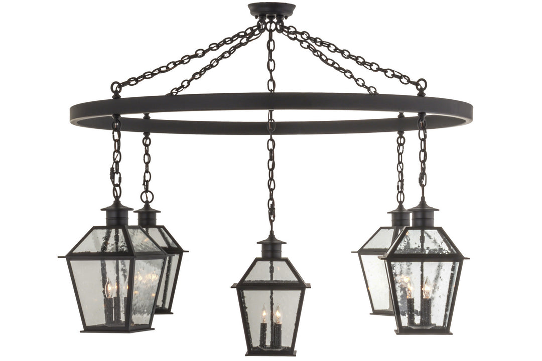 Meyda Tiffany Coach 155989 Chandelier Light - Steel