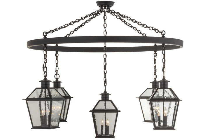 Meyda Tiffany Coach 155989 Chandelier Light - Steel