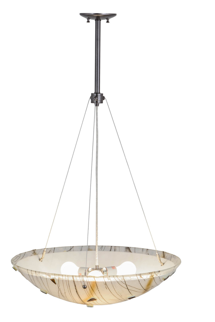 Meyda Tiffany Metro Fusion 156008 Pendant Light - Cosmic Silver Vein