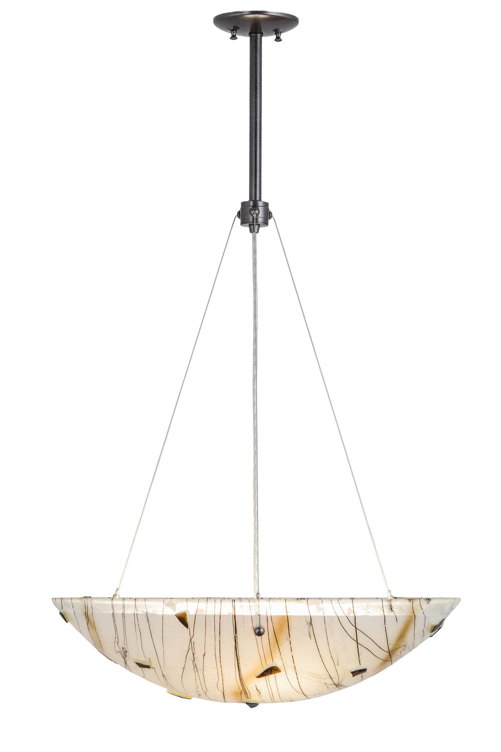 Meyda Tiffany Metro Fusion 156008 Pendant Light - Cosmic Silver Vein