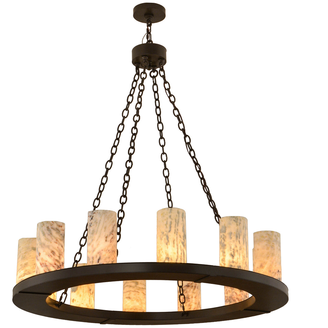 Meyda Tiffany Loxley 156030 Chandelier Light - Timeless Bronze