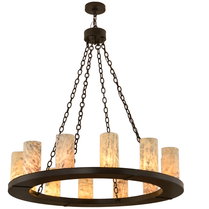 Meyda Tiffany Loxley 156030 Chandelier Light - Timeless Bronze