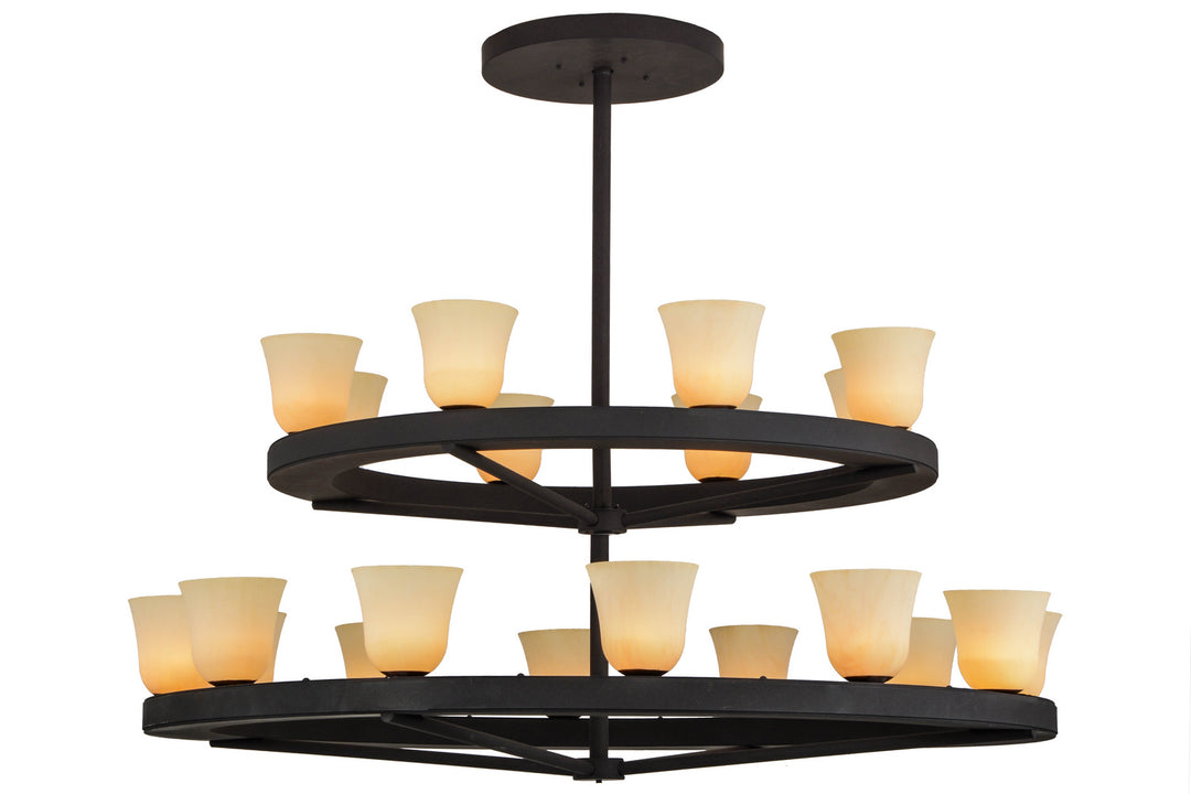 Meyda Tiffany Loxley 156086 Chandelier Light - Dark Roast