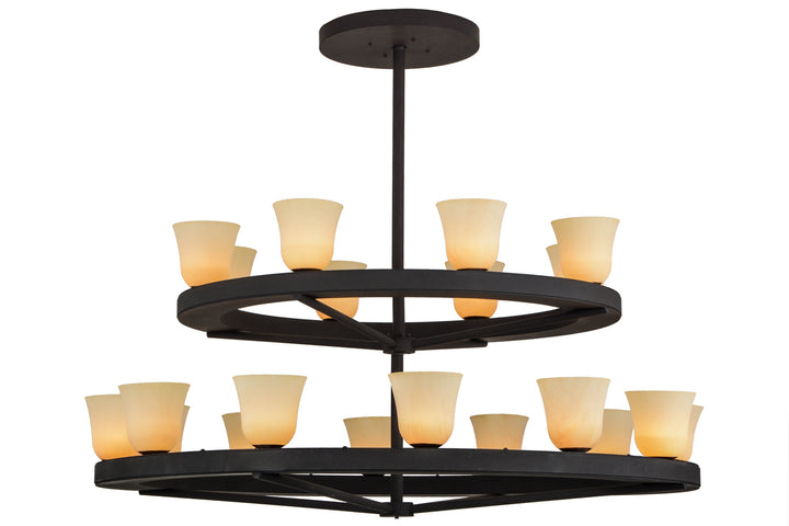 Meyda Tiffany Loxley 156086 Chandelier Light - Dark Roast