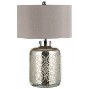 Simon Blake Lighting 716661  Table Lamp Lamp Pewter, Nickel, Silver