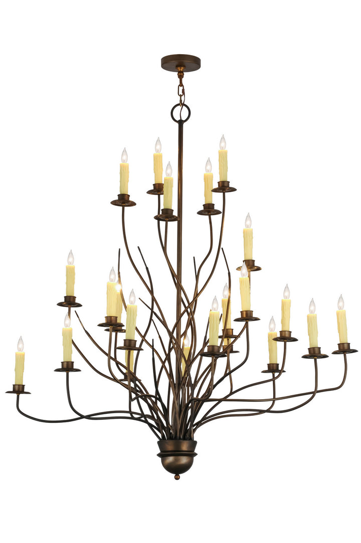 Meyda Tiffany Sycamore 156313 Chandelier Light - Antique Copper