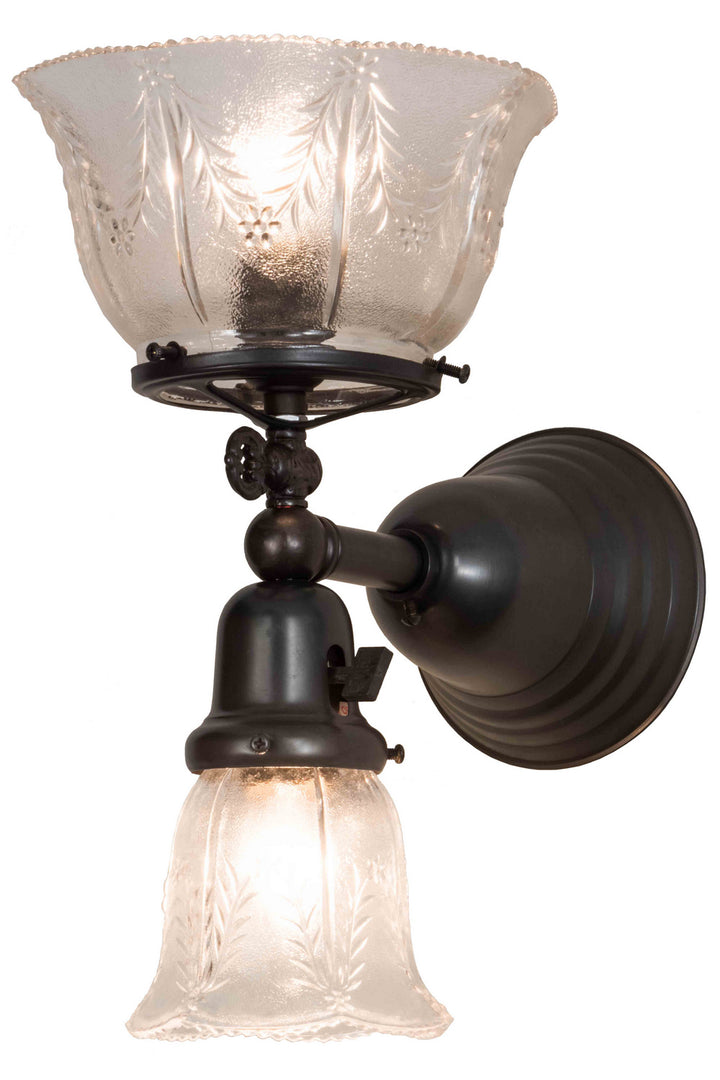 Meyda Tiffany Revival 157107 Wall Light - Craftsman Brown