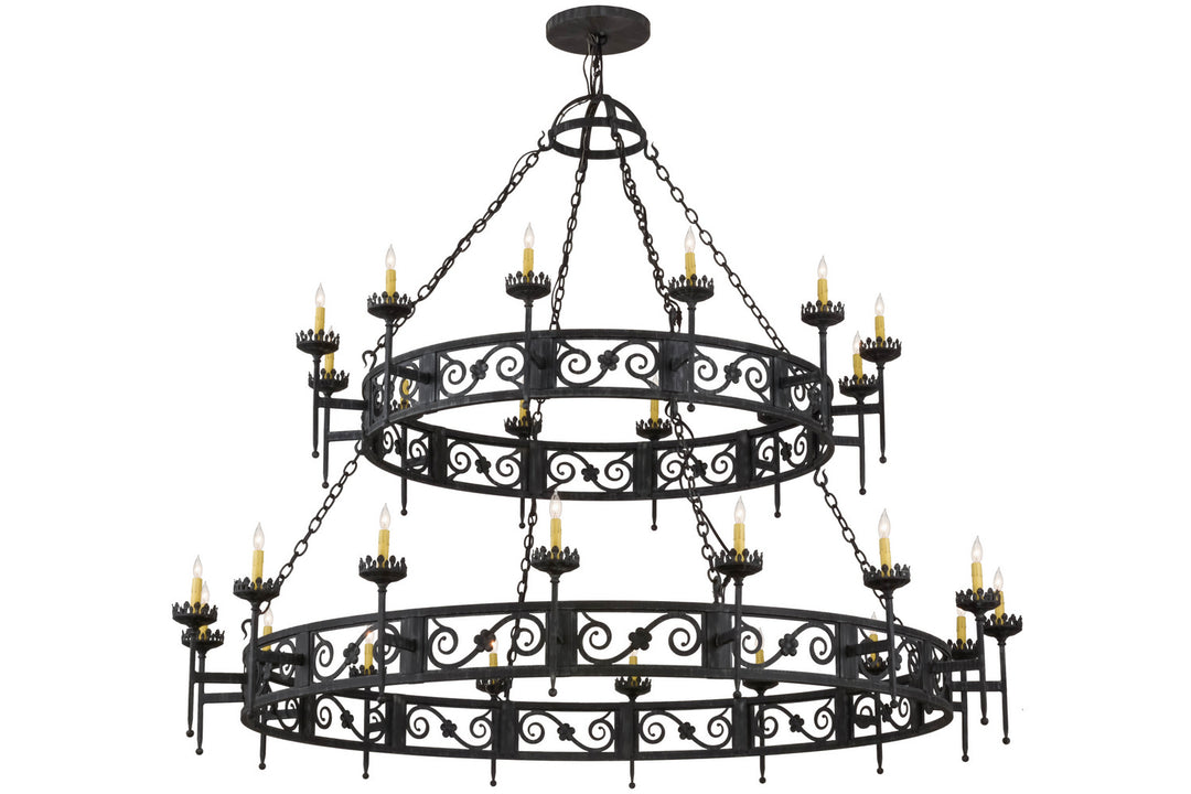 Meyda Tiffany Majella 157277 Chandelier Light - Craftsman Brown