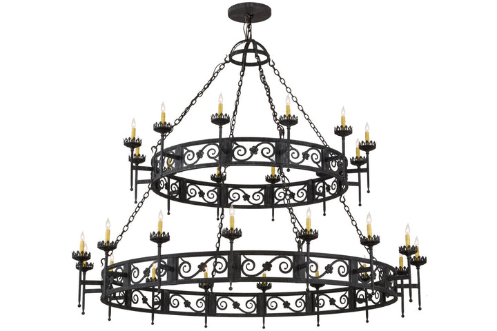 Meyda Tiffany Majella 157277 Chandelier Light - Craftsman Brown