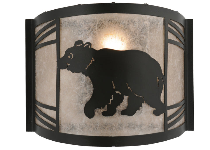 Meyda Tiffany Happy Bear On The Loose 157293 Wall Light - Antique Copper