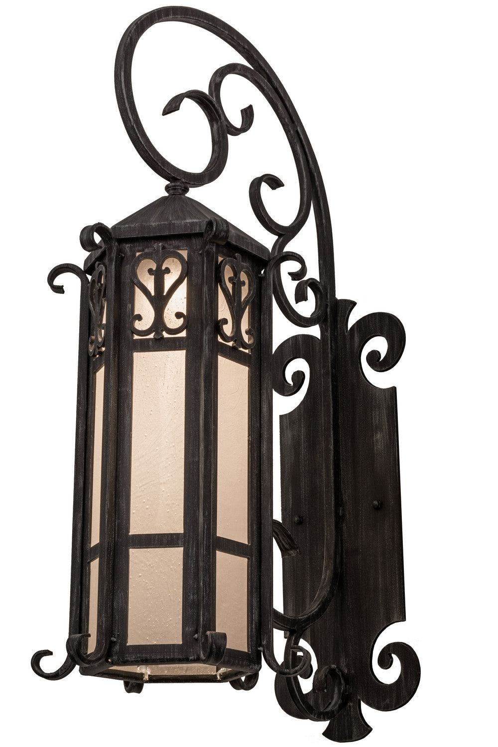 Meyda Tiffany Lighting 157311 Caprice One Light Wall Sconce Outdoor Bronze / Dark
