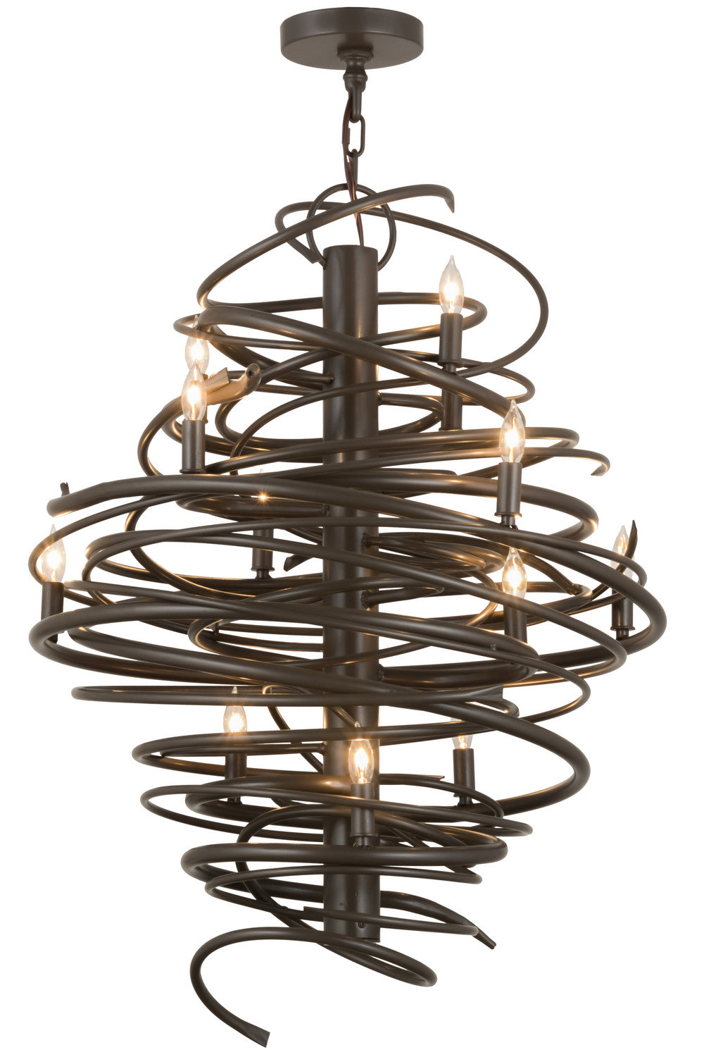 Meyda Tiffany Cyclone 157562 Pendant Light - Timeless Bronze