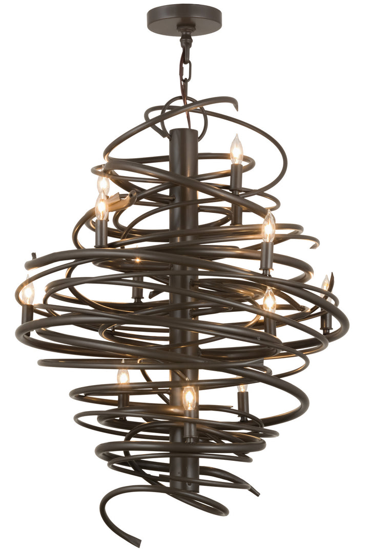 Meyda Tiffany Cyclone 157562 Pendant Light - Timeless Bronze