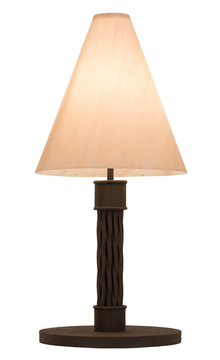 Meyda Tiffany Lighting 157568 Cone One Light Table Lamp Lamp Bronze / Dark