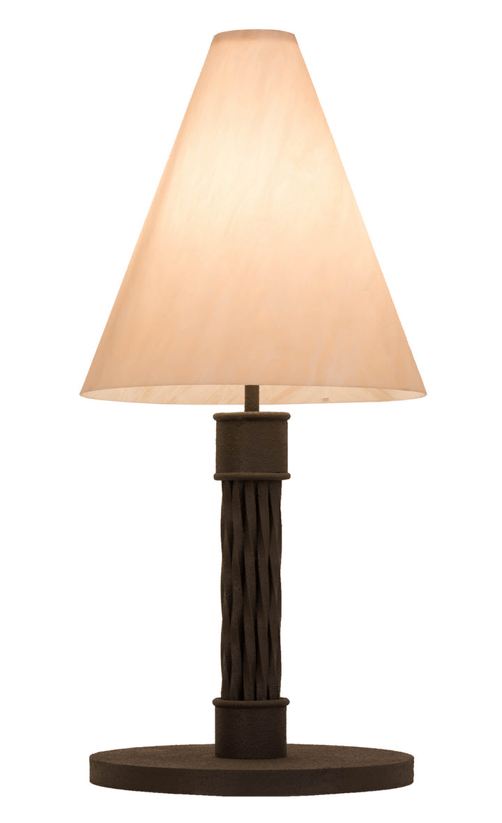 Meyda Tiffany Lighting 157568 Cone One Light Table Lamp Lamp Bronze / Dark