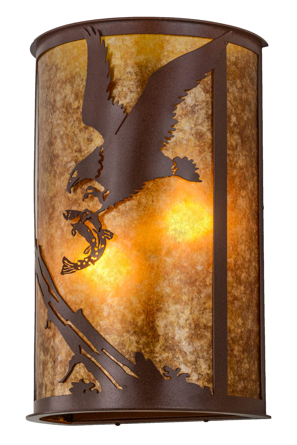 Meyda Tiffany Strike Of The Eagle 157841 Wall Light - Rust